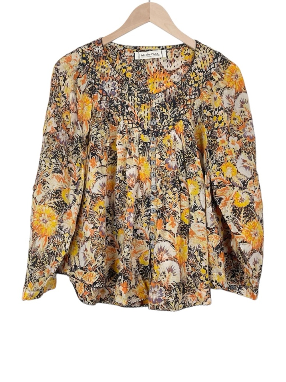 We The Free Cool Meadow Top In Midnight Combo Size XS